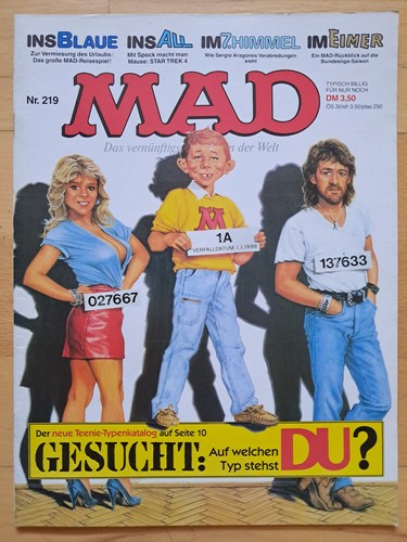 Deutsches mad 219 top - mad, nr.219